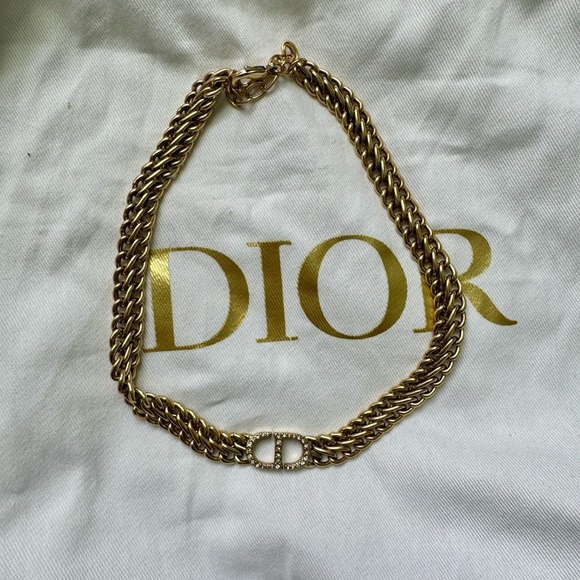 Authentic Dior necklace (REPURPOSED) - Picture 1 of 4